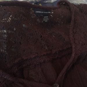 Button down long sleeved blouse